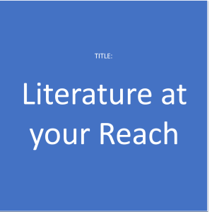 Literature at your reach