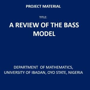 A Review of the Bass Model