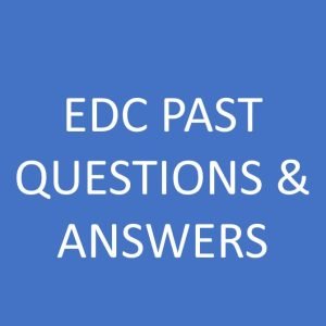 EDC past Questions and Answers