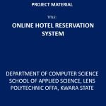 Online Hotel Reservation System