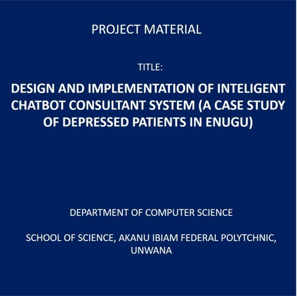 DESIGN AND IMPLEMENTATION OF INTELLIGENT CHATBOT CONSULTANT SYSTEM