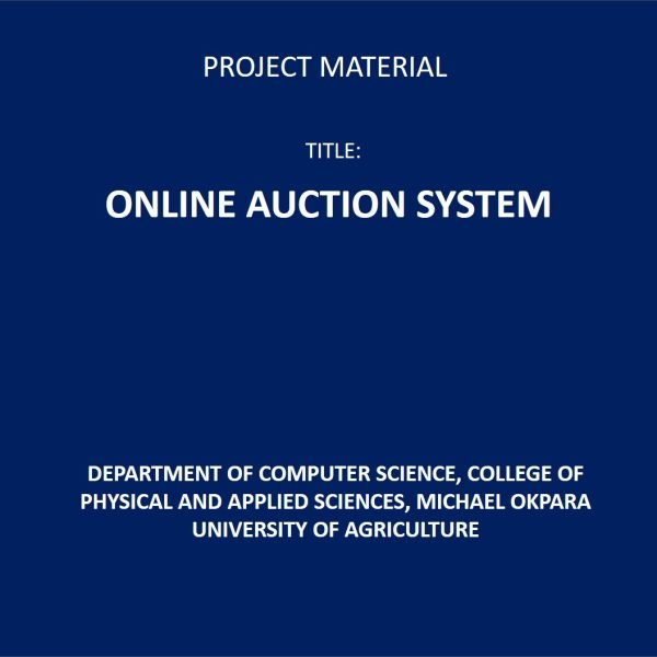 Online Auction System