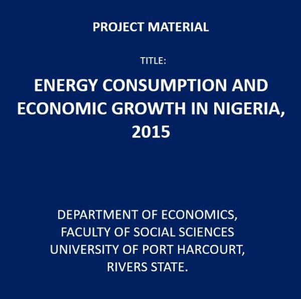 Energy consumption