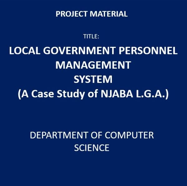 Local Government Personnel Management System
